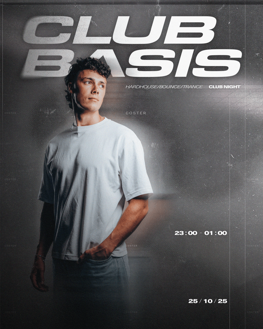 Club Basis music poster for Coster by DTB LAB
