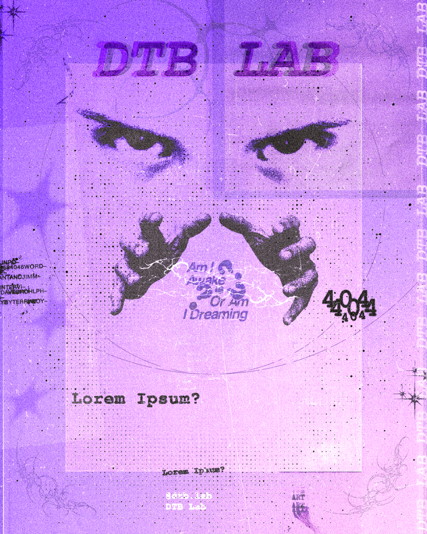404 concept poster by DTB LAB