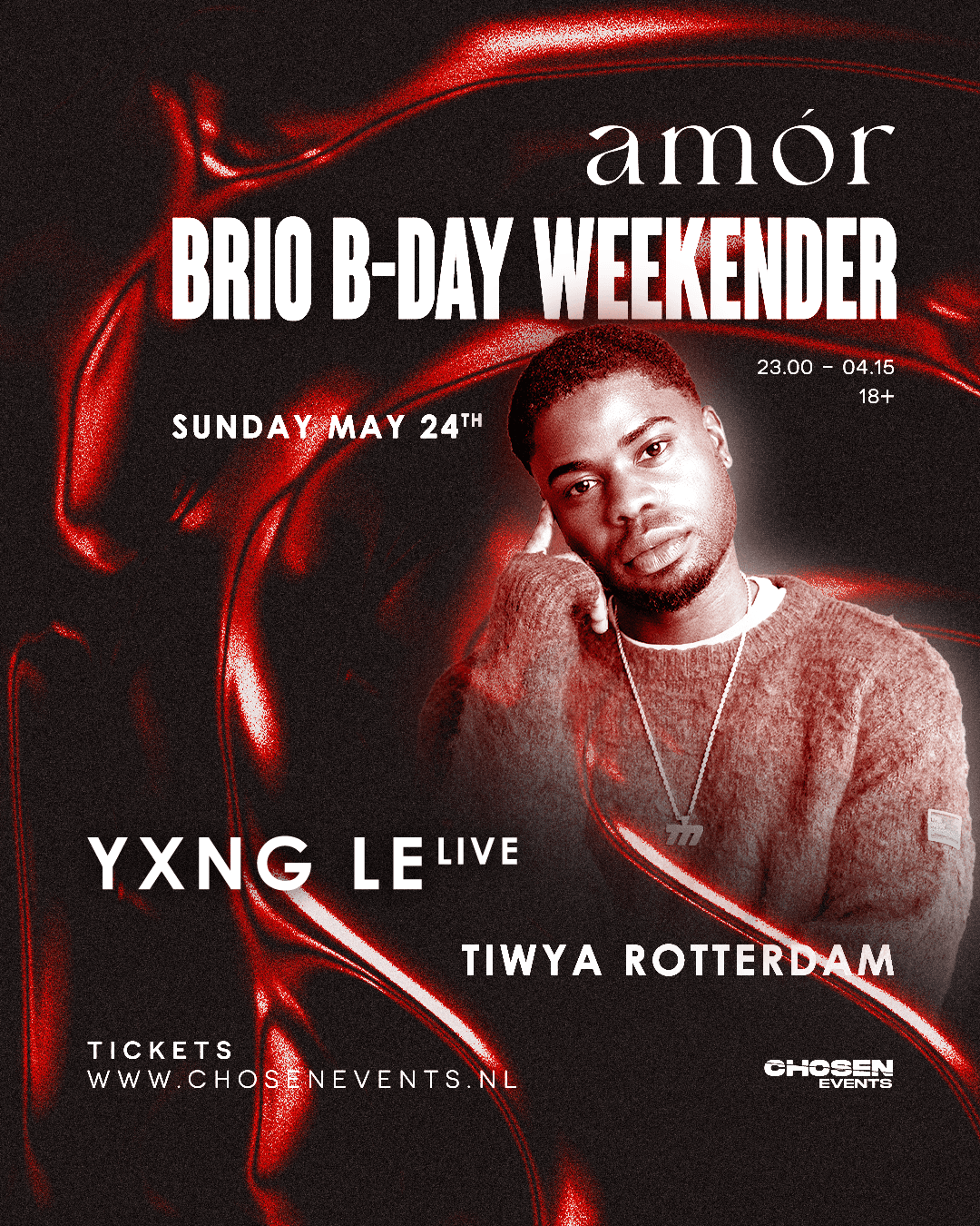 AMOR event poster 24 May by DTB LAB