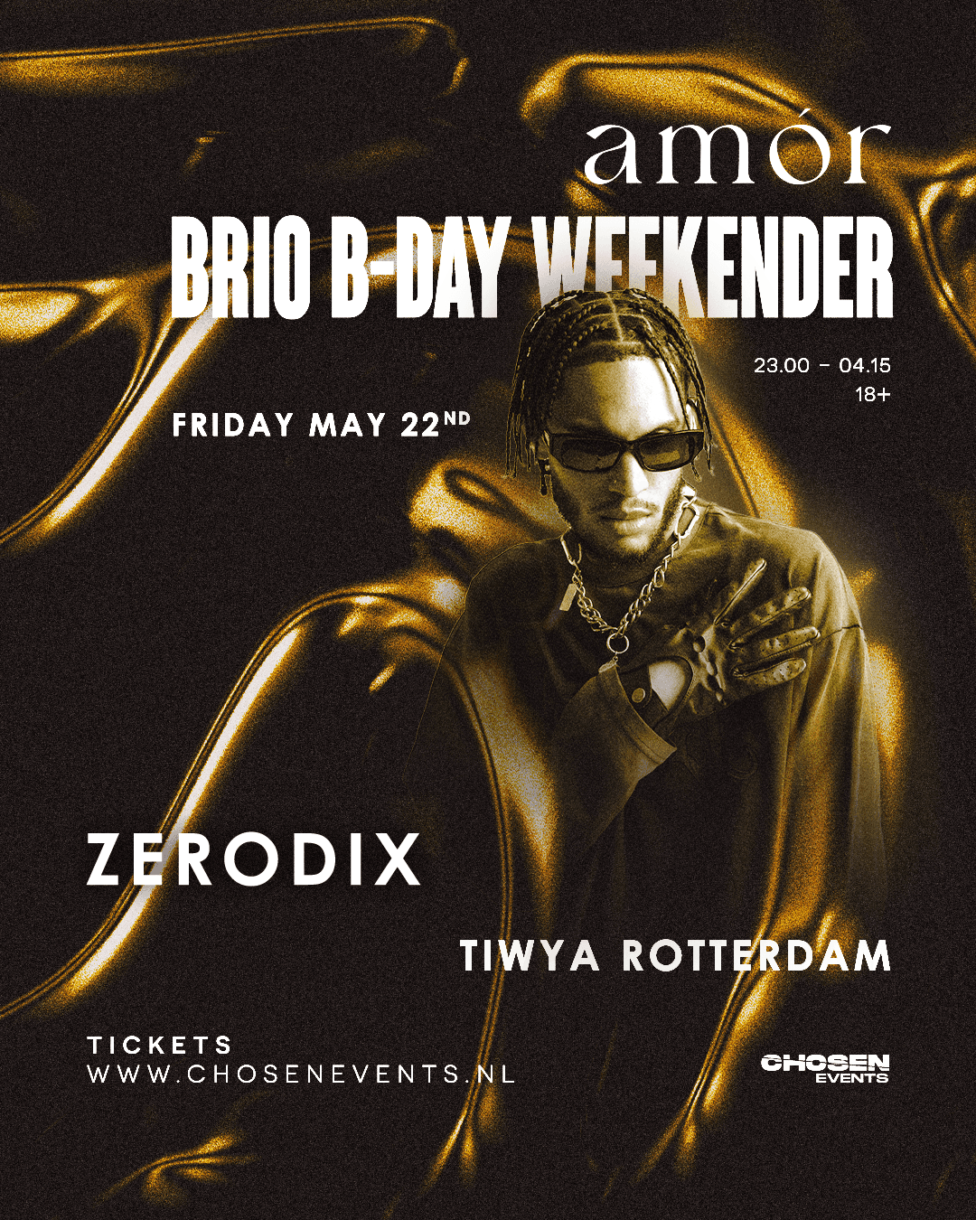 AMOR 22 event poster May by DTB LAB