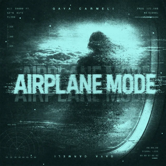 Airplane Mode poster for Gaya Carmeli, designed by DTB LAB