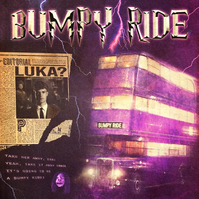 Bumpy Ride poster for LUKA, designed by DTB LAB