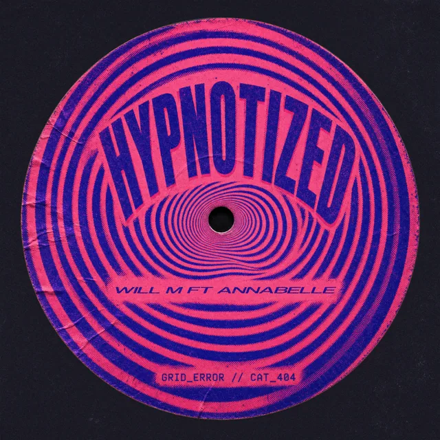 Hypnotized poster for Will M ft Annabelle, designed by DTB LAB