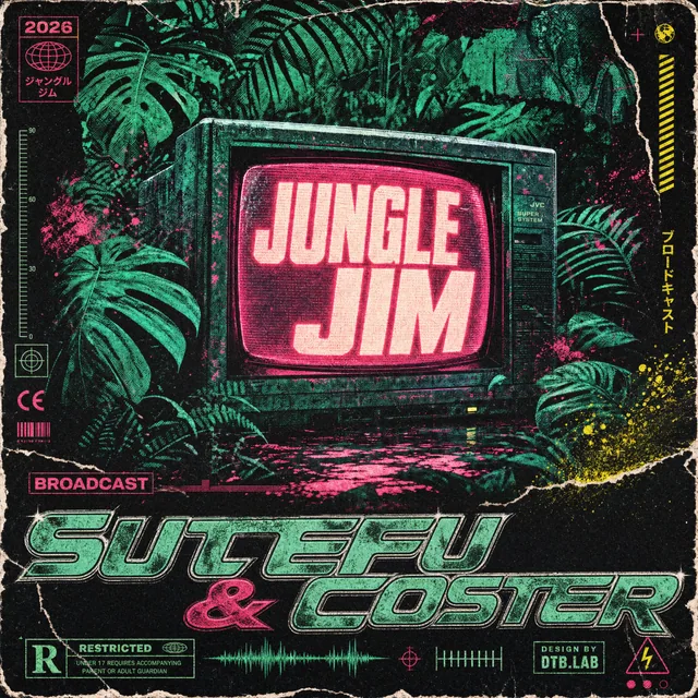 Jungle Jim poster for Sutefu & Coster, designed by DTB LAB