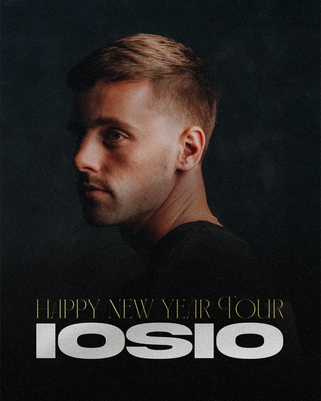 Tourdates 12 poster for IOSIO, designed by DTB LAB