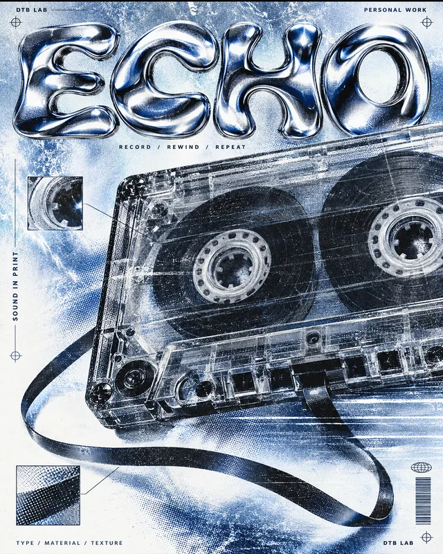 Echo, a self-initiated poster by DTB LAB
