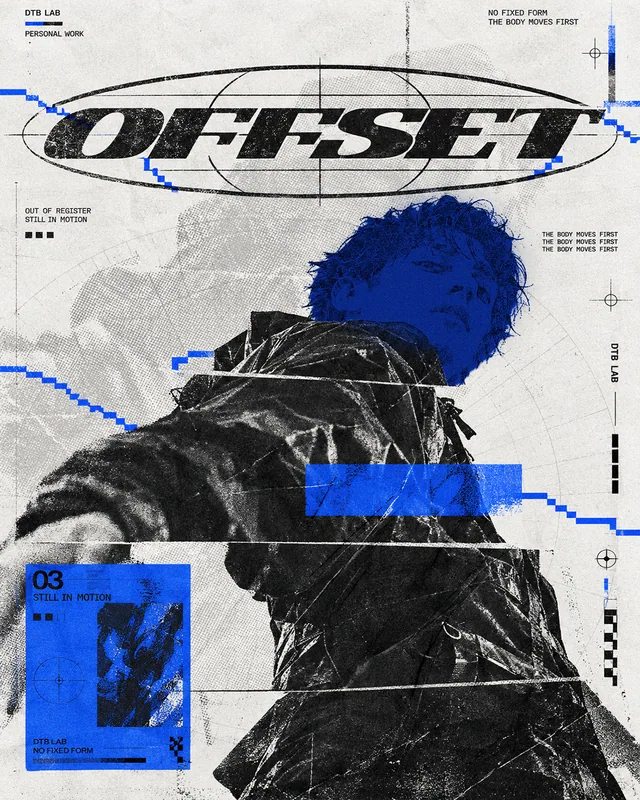 Offset, a self-initiated poster by DTB LAB