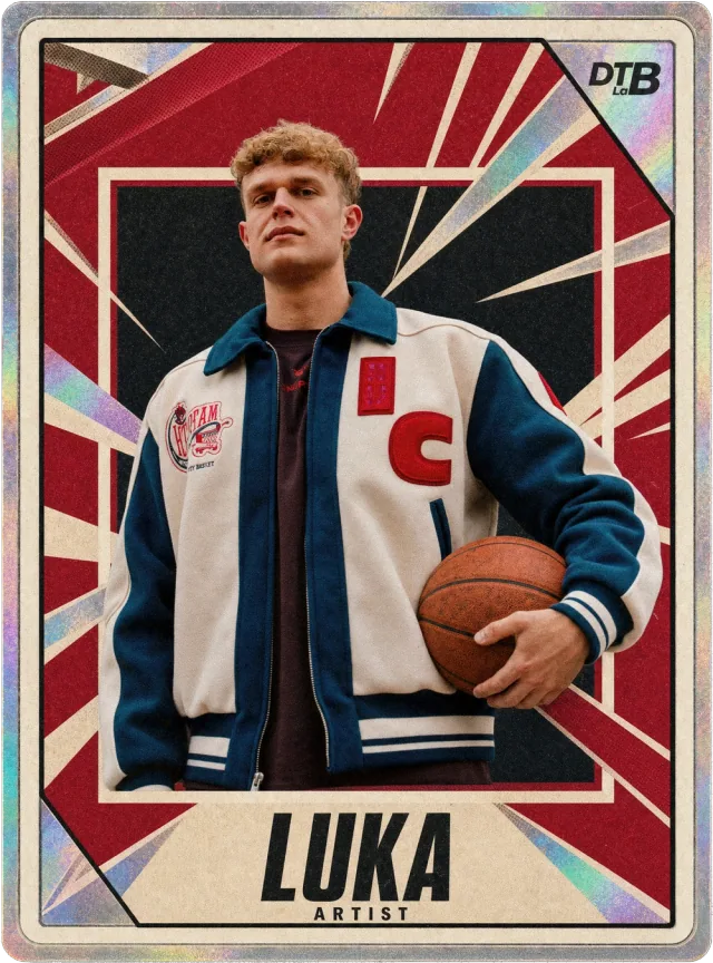 LUKA trading card from the DTB LAB year one series