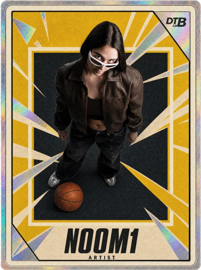 N00M1 trading card from the DTB LAB year one series