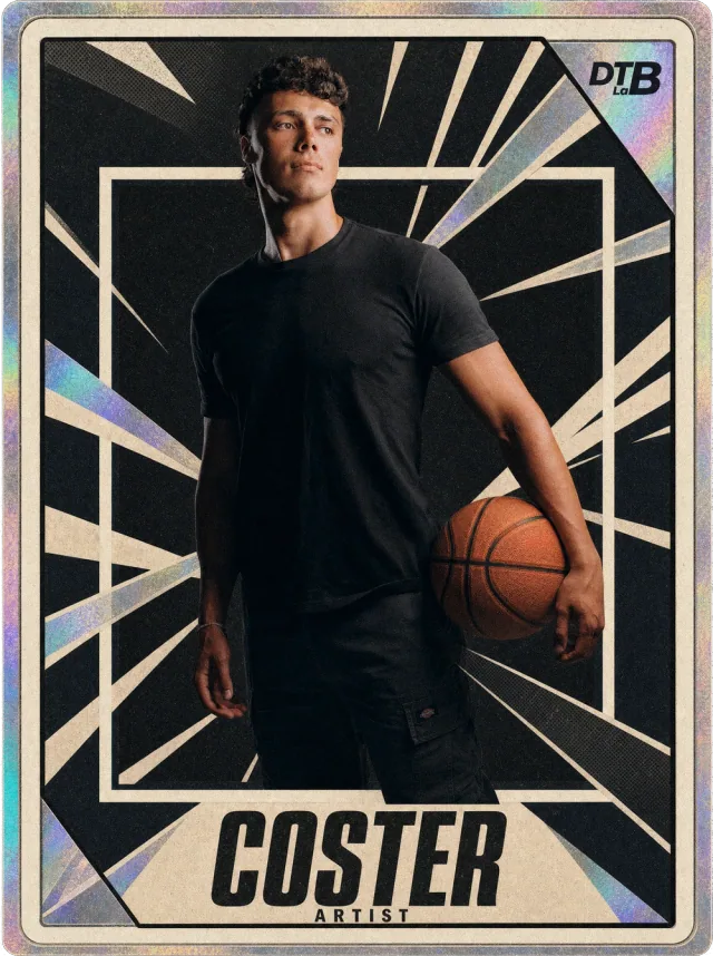 COSTER trading card from the DTB LAB year one series