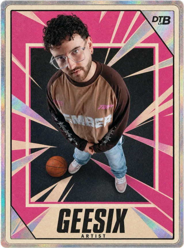 GEESIX trading card from the DTB LAB year one series
