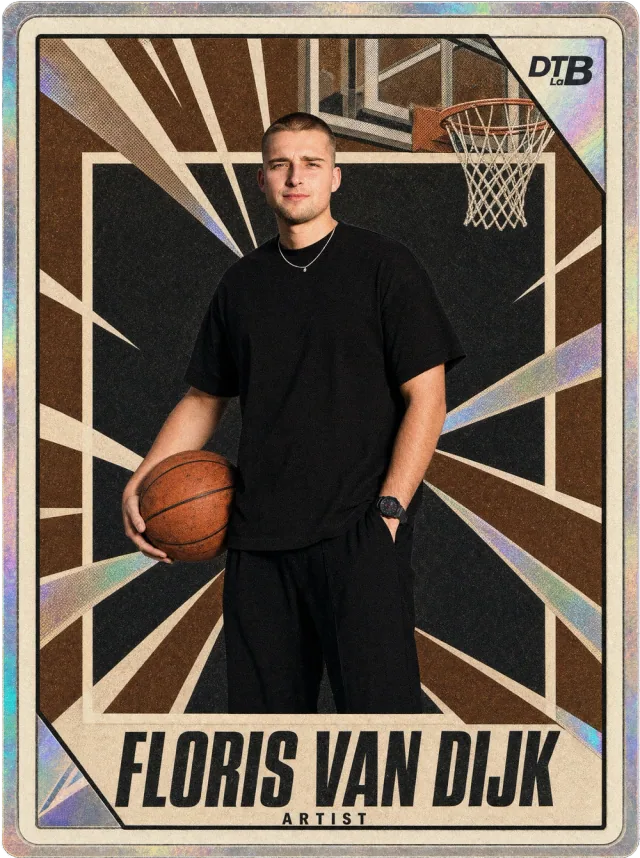 FLORIS VAN DIJK trading card from the DTB LAB year one series