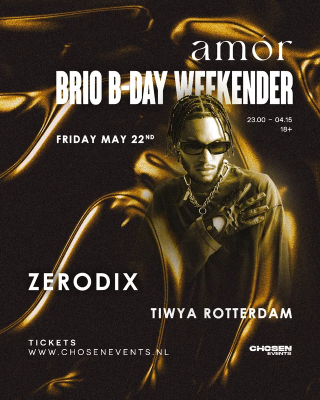 AMOR 22, May poster for AMOR, designed by DTB LAB