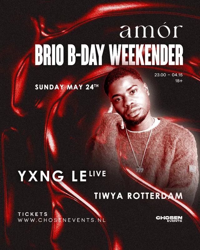 AMOR, 24 May poster for AMOR, designed by DTB LAB