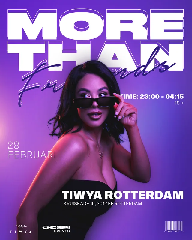 More Than Friends line-up poster for More Than Friends, designed by DTB LAB