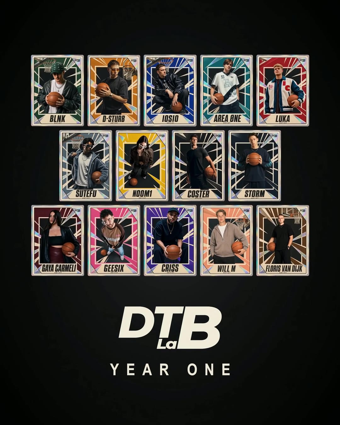 Still from the YEAR ONE pack opening motion promo for DTB LAB